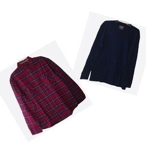 Jachs 2 Men’s Thermal and Flannel Shirts - Size XL